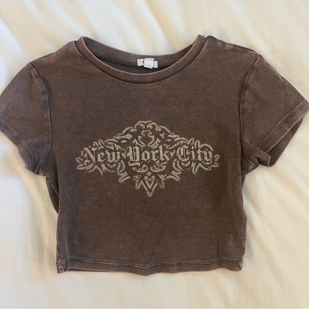 Garage New York City Crop Top